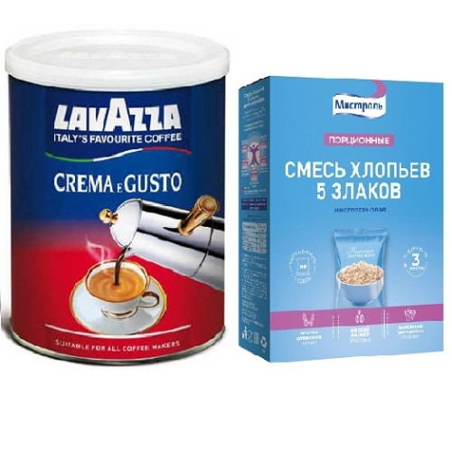 Молотый кофе и хлопья Мистраль Молотый кофе и хлопья Мистраль